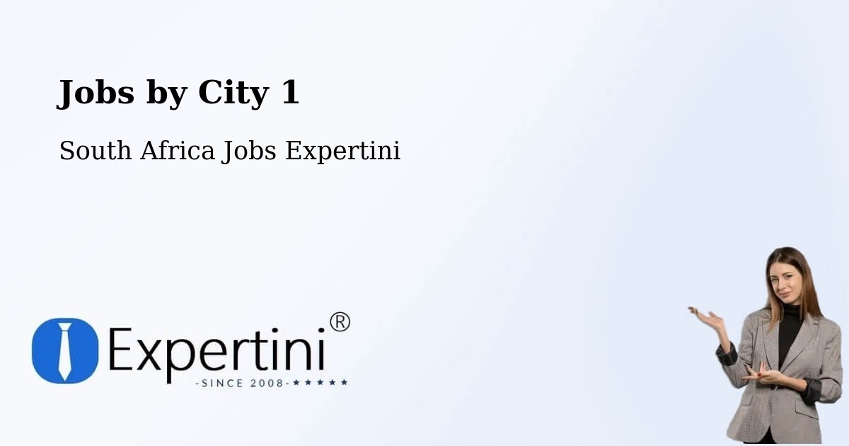 City Jobs in South Africa - Expertini